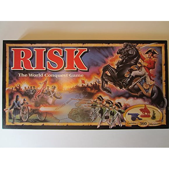 Parker Brothers Risk 1993 Board Game with Army Shaped Miniatures