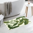 thumbnail image 5 of Unique Bargains Bathroom Rugs Soft Plush Fluffy Non-Slip Printing Quick Dry Bath Rugs Leaf-1 18"x26", 5 of 7