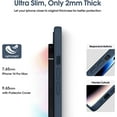 thumbnail image 4 of Liquid Silicone Case for iPhone 14 Pro Max - [Camera All-Round Protection] [Soft Microfiber Lining Anti-Scratch] 4 Layer Full Covered Shockproof Gel Rubber Phone Case, 6.7", Deep Blue, 4 of 8