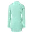 thumbnail image 4 of HXWCHs Women's Long Sleeve Double and Skirt Suit Set for and formal Events M Green, 4 of 6