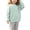 Mint Green1, variant on HAiming Kids Sweaters Long Sleeve Ribbed Knit Solid Color Casual Pullover Undershirts Fall Winter Going out Sweatshirts