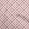 thumbnail image 1 of oneOone Rayon Light Pink Fabric Geometric Craft Projects Decor Fabric Printed By The Yard 56 Inch Wide, 1 of 4