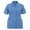 Blue, variant on CareWardrobe Womens Scrub Tops Comfort Fit Short Sleeve V-Neck Scrub Top with Pockets Easy Care Uniforms Red Scrub Top