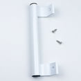 thumbnail image 1 of Manija moderna para puertas interiores y exteriores, manija de puerta corrediza de aleación de aluminio de diseño ergonómico con agarre cómodo, color blanco, 1 of 5
