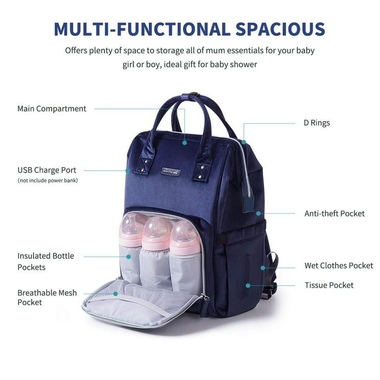 Sunveno Travel Stroller Bag Large Capacity Multifunctional 