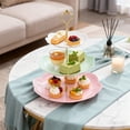 thumbnail image 5 of Kugisaki 3-Tier Cupcake Stand Tower Serving Tray Food Grade Dessert Display Stand for Tea Party & Home Decor, 5 of 7