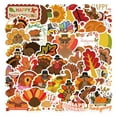 thumbnail image 6 of 50 Pcs Thanksgiving Stickers Happy Thanksgiving Stickers for Water Bottles Envelopes Scrapbooking, Thanksgiving Decorations, Fall Stickers for Kids Teens Adults, 6 of 12