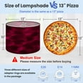 thumbnail image 2 of Lampshades 2 Pack Black dark red burgundy maroon magenta abstract watercolor rt Stroke 13"x13"x10" Light Shade for Table Lamps Floor Lamps Drum Lamp Shades Lampshade Replacement Easy Assembly, 2 of 8