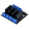 thumbnail image 4 of "4-Channel High-Level Trigger SSR Module with Fuse Protection - 3-24V DC Control for AC Loads, 2A Capacity & 10M Cycle Life (Model HY-M283)", 4 of 5