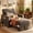 Dark Gray, variant on 3-in-1 Convertible Sleeper Chair, Lightweight Foldable Sofa Bed for Small Spaces, Linen Upholstery, Light Gray