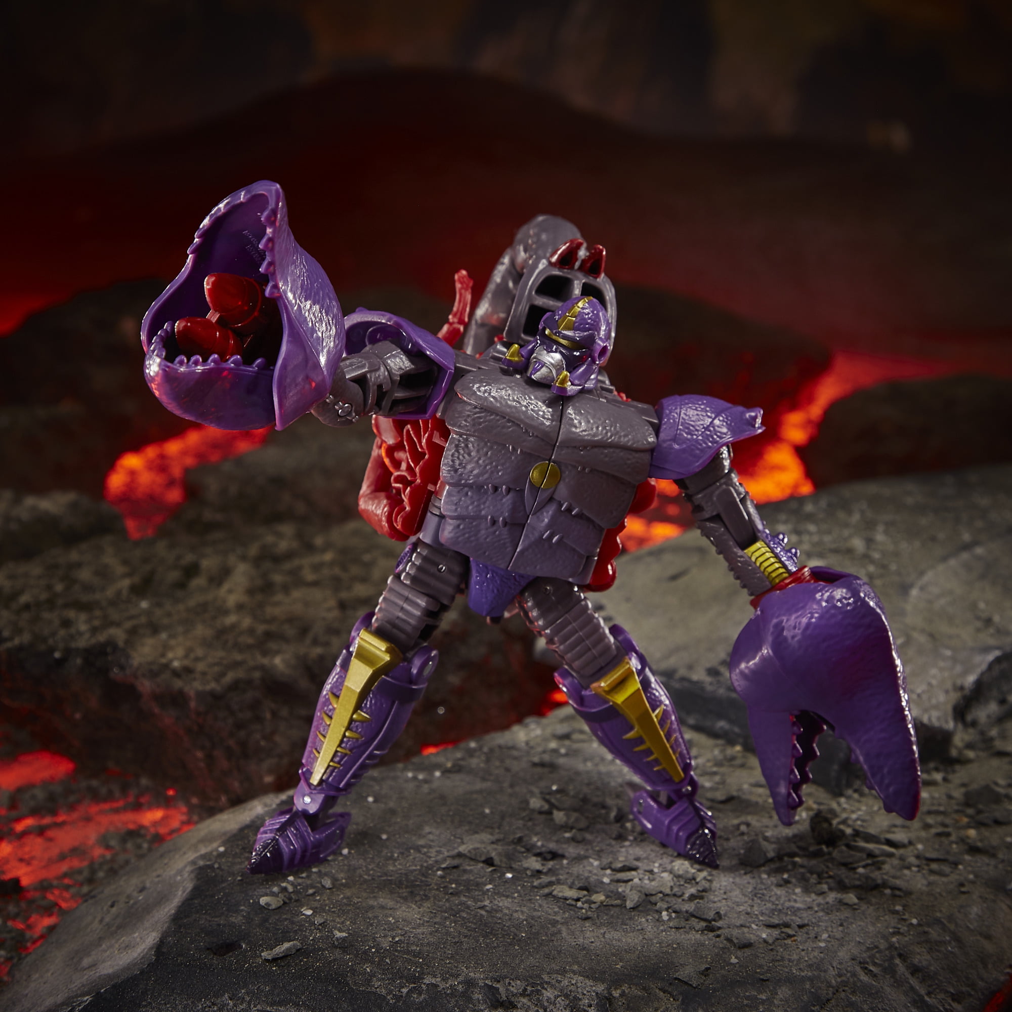 Transformers Generations War for Cybertron: Kingdom Deluxe WFC-K23 Predacon Scorponok Action Figure