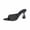 Black, variant on Gold Womens Sandals Block Heel Rhinestone Solid Color Pointed Toe Open Toe Non-Slip Breathable Casual Footwear For Daily Outdoor Wear Size 39