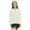 White, variant on Girls Button Front Cardigan Long Sleeve Chunky Cable Knit Cardigans Uniform School Sweater Fall Winter Outwear for Kids 2-12 Years