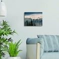 thumbnail image 2 of Mountain Landscape Wall Art Foggy Forest Wall Decor for Bedroom Bathroom Nature Misty Pine Trees Canvas Print Wilderness Scenery Picture Nordic Style Poster Artwork Living Room Home Decorations 12x16, 2 of 6