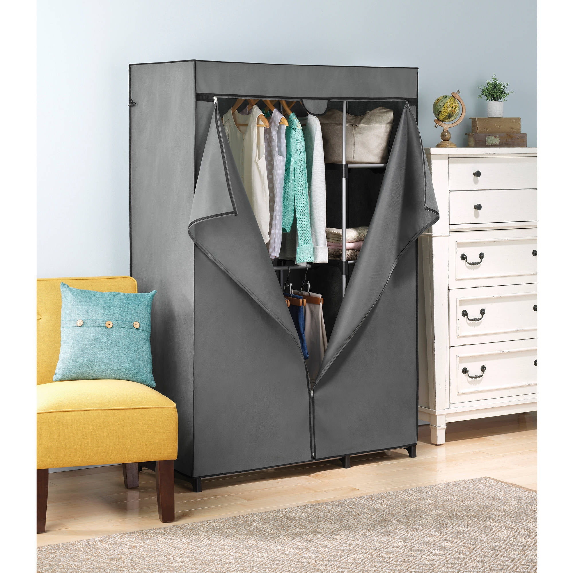 Have a question about Whitmor 48 in. H Gray Acrylic Hanging Closet Organizer?  - Pg 1 - The Home Depot