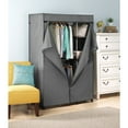 thumbnail image 3 of PolyPro Cover Only for Whitmor 6779-3044 Double Rod Closet (Not included) - Heavy Duty Zipper - Gray, 3 of 9