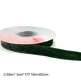 thumbnail image 3 of Hometravel Green Velvet Glitter Ribbon, 5-Yard Sparkle Finish Satin Material, Holiday DIY Craft Supply for Gift and Table Decoration, 3 of 6
