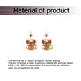 thumbnail image 3 of unbranded 1Par Pendientes Colgantes Elegantes Con Oreja De Ratón Ideal Para Regalo Mujer, 3 of 4