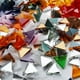 thumbnail image 3 of Candelabro de Tiffany para iglesia, hecho a mano, con mosaico de mica triangular de 1 kg, vitral, 3 of 6