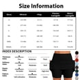 thumbnail image 4 of Athletic Skorts for Women High Waist Tummy Control Golf Tennis Skirts Summer Causal Solid Shorts with Pockets, 3XL, 4 of 7