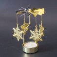 thumbnail image 5 of Candelero giratorio giratorio Banquete de boda Decoración del hogar de Navidad Candelabro de candelita de metal Advancent HA1736-07B, 5 of 5