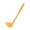 Orange, variant on Unique Bargains 8.3" Soup Ladle Spoon Utensil Cooking Silicone Plum