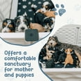 thumbnail image 3 of EZwhelp EZclassic Large Dog Whelping Box with Rails, 48" x 48", Black, 3 of 6
