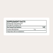 THORNE Creatine - Micronized Creatine Monohydrate Powder - Support for Muscles & Cognitive Function* - For Women & Men - Unflavored - NSF Certified for Sport - 5 g per Serving - 90 Servings
