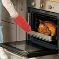 thumbnail image 2 of Unique Bargains 1 Pc Reusable Oven Mitts for Kitchen Red, 2 of 5
