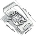 thumbnail image 7 of Evjurcn Egg Slicer for Hard Boiled Eggs Stainless Steel Wires Heavy Duty Aluminium Slicer Dishwasher Safe Easy to Clean, 7 of 7