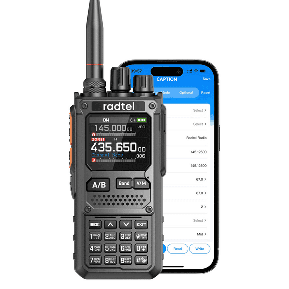 Radtel RT-920 Walkie Talkie Long Range SW MW LW AM SSB CB 10W Receive Wireless Bluetooth Phone Programming NOAA Two Way Radio
