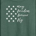thumbnail image 3 of Instant Message - May Freedom Fly Forever  - Women's Lightweight French Terry Long Sleeve Shirt, 3 of 6
