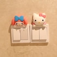 thumbnail image 1 of Cute Cartoon 3D Resin Switch Cover Decorative Protector for Home Living Room Dining Room - Easy DIY Installation, One-Piece Delivery Available, Adorable Strawberry Bear Design to Enhance Home, 1 of 5
