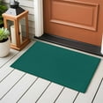 thumbnail image 5 of Dark Green Area Rugs 2x3 for Living Room, Farmhouse Solid Green Color Modern Art Non Slip Washable Rug Runner, Low Pile Indoor Floor Carpet Mat Bathroom Rugs for Bedroom, Kids Room, 5 of 9
