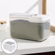 thumbnail image 3 of Contenedor grande para almacenar arroz y harina de cereales de 10 kg para la cocina. gris, 3 of 9