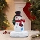 thumbnail image 1 of Christmas Snowman Elderly Resin Small Ornament Home Living Room Entrance Decoration Micros Landscapes Gift, 1 of 6