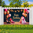 thumbnail image 5 of Colorful Balloons Banner Decorative Design for Birthday Party Celebration Indoor Decoration Photo Shoot, 5 of 9
