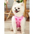 thumbnail image 3 of CourtneyGrabenShop 1pc Heart Print Pet Tank For Dog And Cat For Summer & Spring, 3 of 4