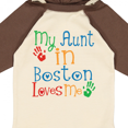thumbnail image 4 of Inktastic My Aunt in Boston Loves Me Boys or Girls Long Sleeve Baby Bodysuit, 4 of 5