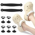 thumbnail image 2 of 1 Pair Clogs Heel Straps with Rivets Replacement Part For Clogs Sandals Men and Women Shoe Beach Shoe Accessories, 2 of 8