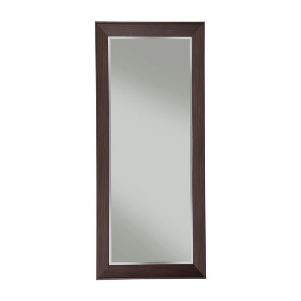 Contemporary Espresso Full Length 65"x31" Leaner Mirror by Martin