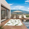 thumbnail image 2 of Green Olive Branches Outdoor Rug 6x9 Ft, Non Slip Washable Area Rug, Spring Pastoral Leaves Botanical Patio Rugs Carpet Runner, Large Floor Mat for Indoor/Outdoor Deck Porch Camping, 2 of 8