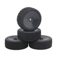 thumbnail image 1 of Juego de 4 neumáticos RC de 66 mm para WLtoys 144001 1/14 RC Car y 1:18 Negro, 1 of 9