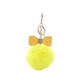 thumbnail image 1 of Llavero de felpa Sonducket con forma de bola de pelo PU Amarillo AP014329-02, 1 of 1