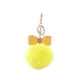 thumbnail image 1 of Llavero de felpa Minnieouse Bola de pelo Amarillo AP014329-02, 1 of 1