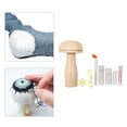 thumbnail image 4 of AMLESO Cute Darning Mushroom Shape Repair Thread Tools DIY Knitting Tools Needle Thread, 4 of 7