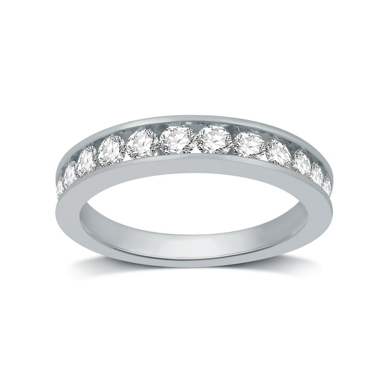 Forever Bride 1 Ct T.W. Round Diamond Channel Anniversary Wedding
