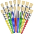 thumbnail image 1 of Pinceles para pintar para niños, 16 pinceles para niños con cerdas duraderas, pinceles redondos y planos fáciles de limpiar para acuarela con aceite acrílico, 1 of 5