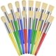 thumbnail image 1 of Pinceles para pintar para niños, 16 pinceles para niños con cerdas duraderas, pinceles redondos y planos fáciles de limpiar para acuarela con aceite acrílico, 1 of 5