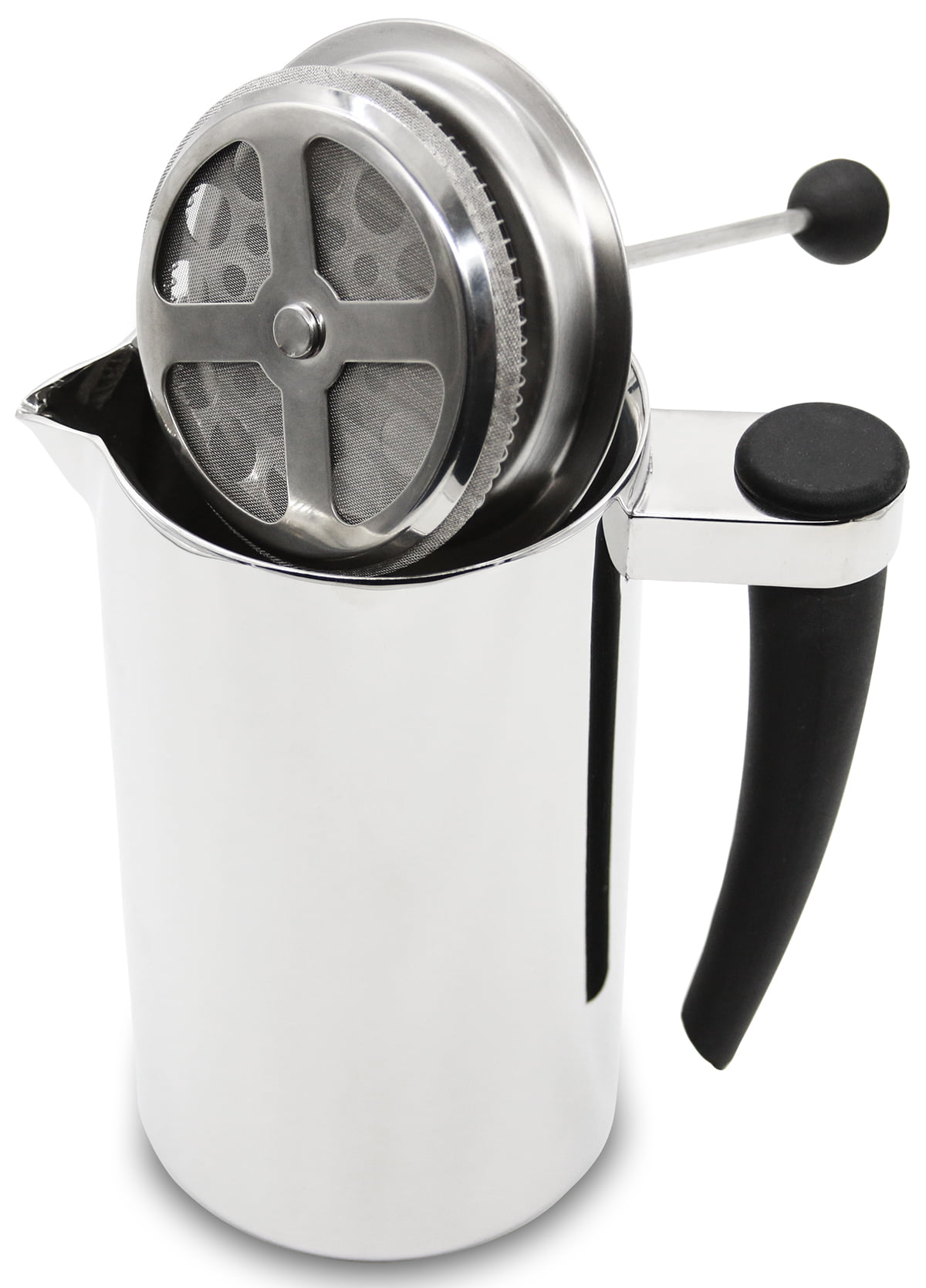 MIRA Stainless Steel French Press Coffee Maker Mira Brands CDP-301-Cascade 350 ml Keeps Brewed Coffee or Tea Hot Double Walled Insulated Coffee /& Tea Brewer Pot /& Maker 12 Oz